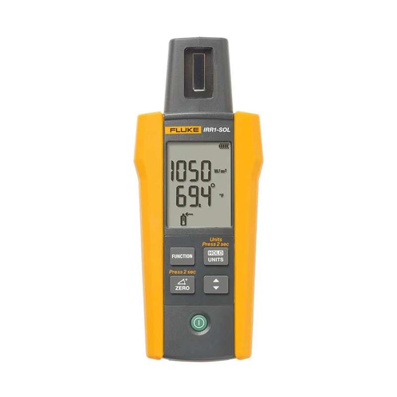 Solar Irradiance Meter, with Temp Probe, Carry Case